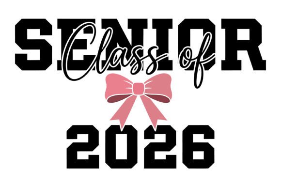 Celebrate the Class of 2026 with Elegant Bow Design Assets