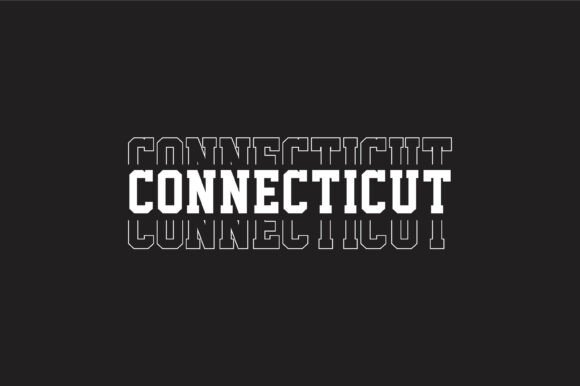 Connecticut Varsity Typography Design for Modern Branding