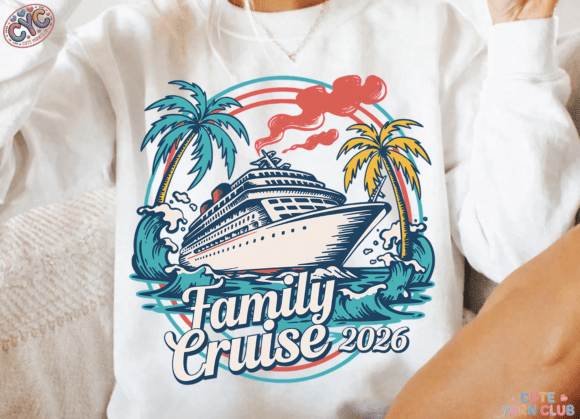 Family Cruise 2026 PNG: Ocean PNG Design for Your Projects
