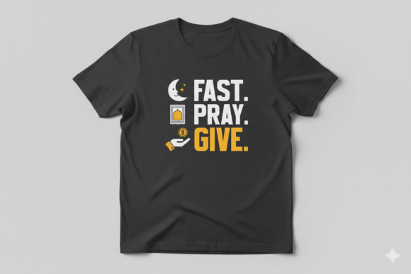 Fast Pray Give: A Powerful Ramadan Design Concept