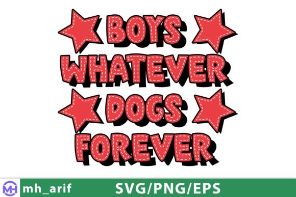 Fun Canine Typography: Creative SVG & PNG Assets