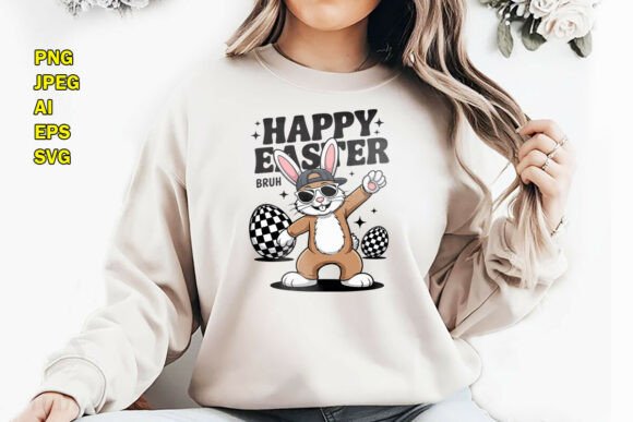 Fun Easter Bunny T-Shirt Design: A Creative Asset