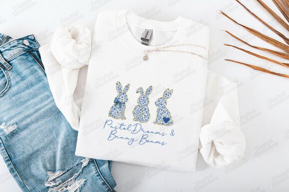 Pastel Bunny Dreams: Elevate Your Spring Design Projects