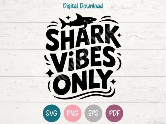 Shark Vibes Only: A Design Asset for Modern Branding